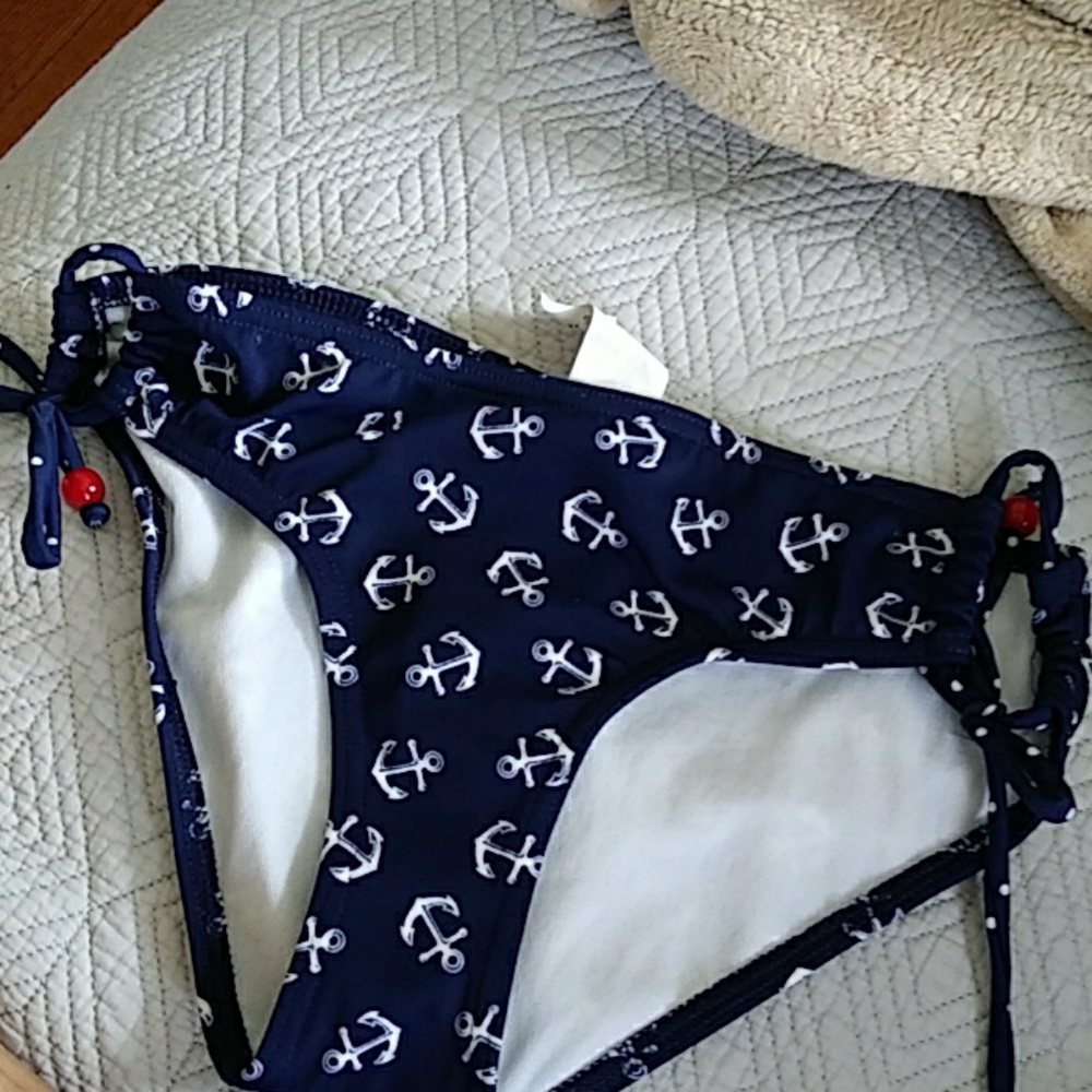 A bathing suit bottom